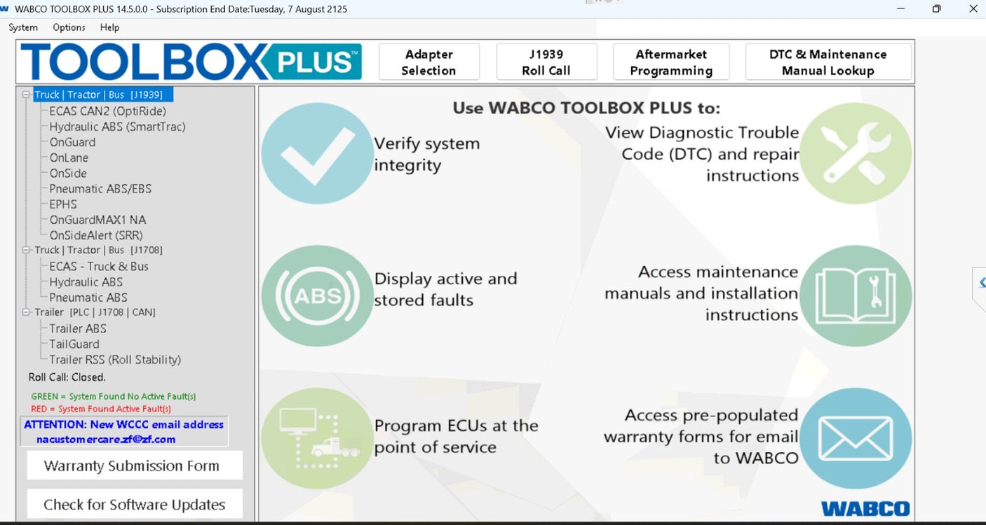 WABCO TOOLBOX 14.5 + ECAS