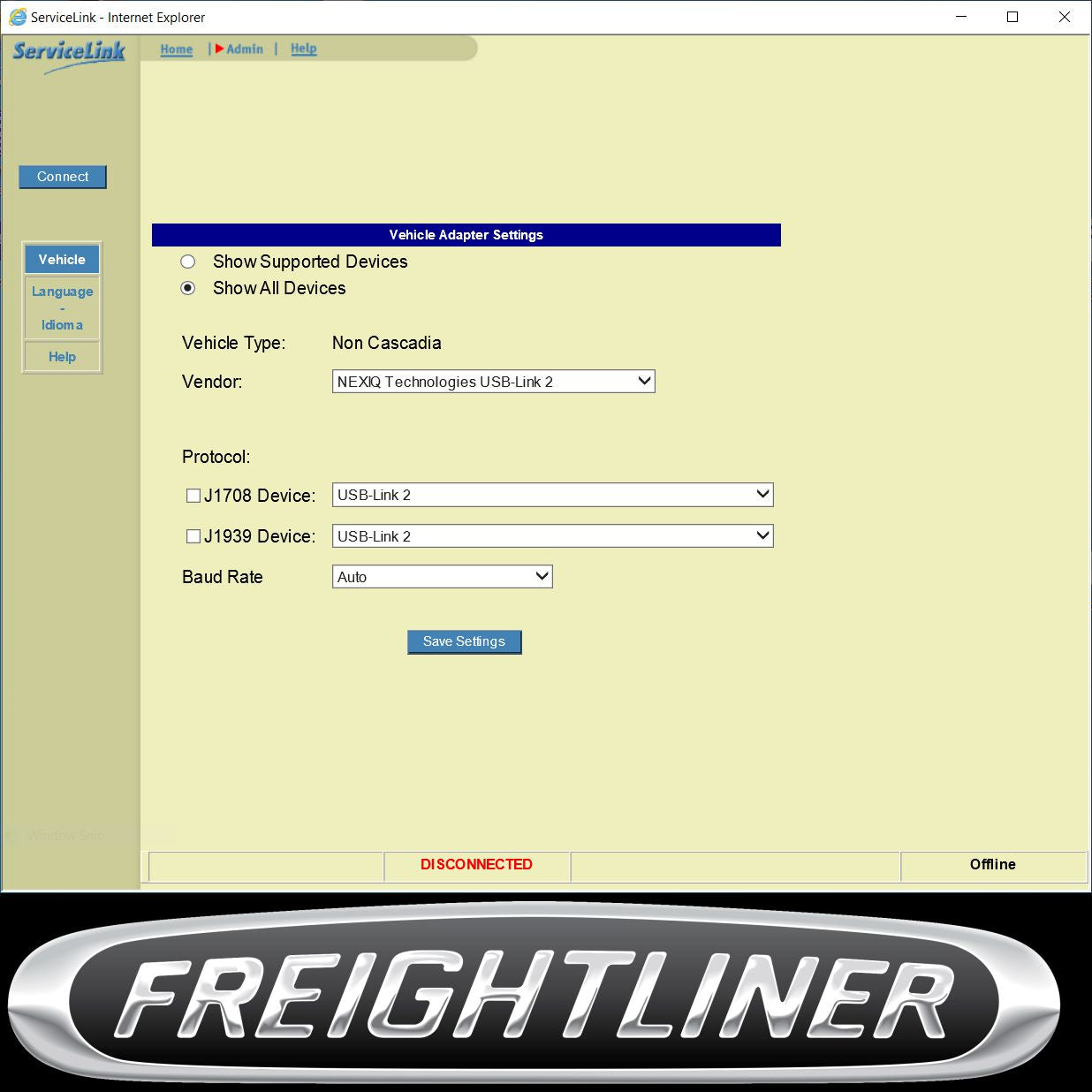 FREIGHTLINER SERVICELINK 4.96