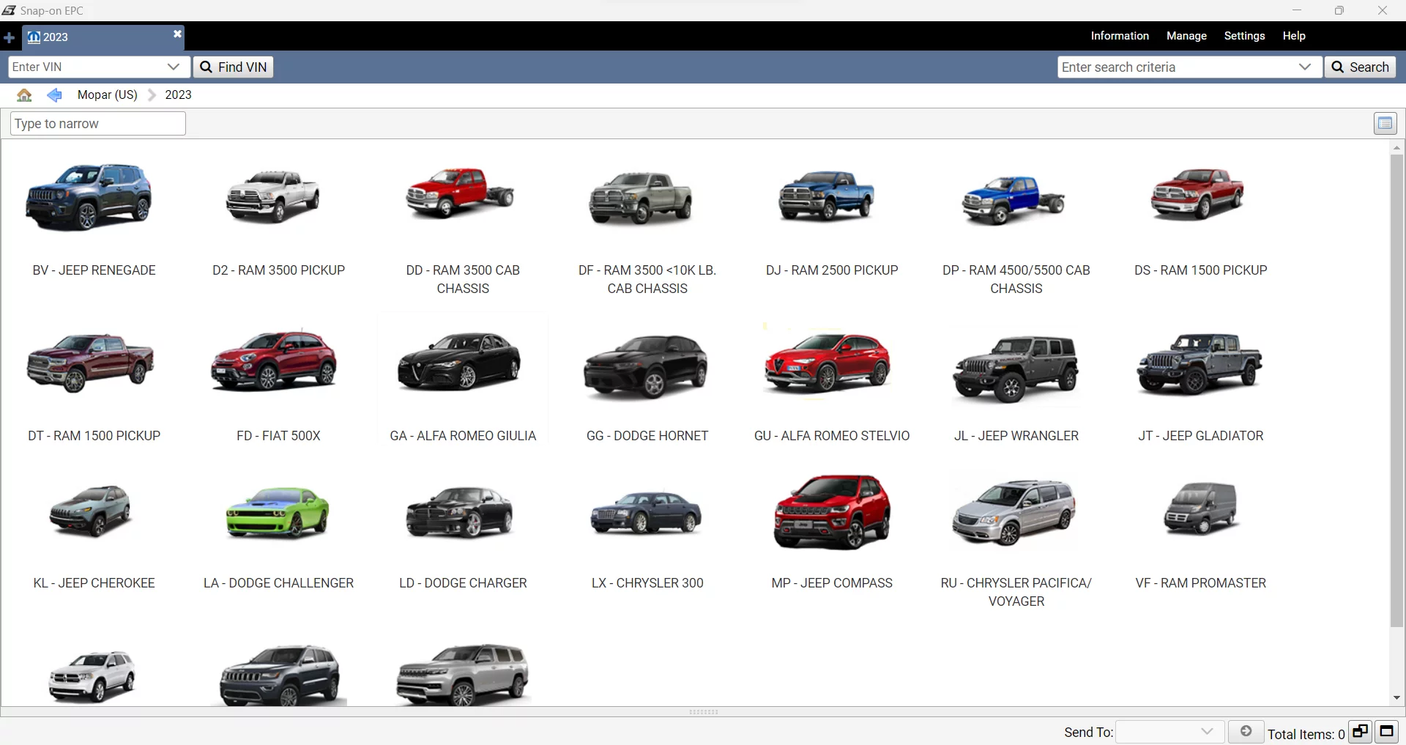 Chrysler Parts Catalog