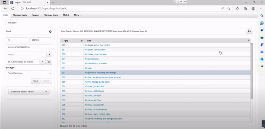 Volvo Impact – Parts, Service & Repair Information for Trucks, Lorries & Tippers (03.2024)