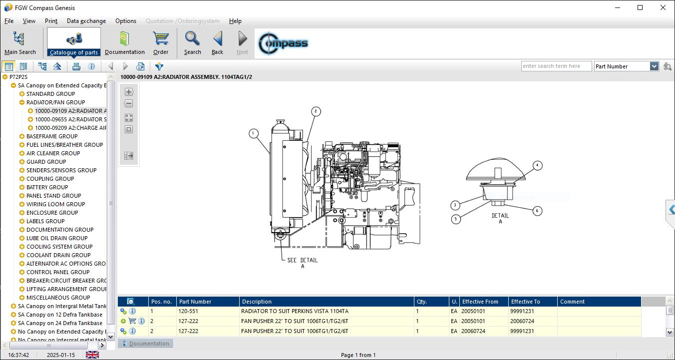 FG Wilson Compass Genesis 2014A ( FG Wilson Mahindra Kubota Lister Scania )