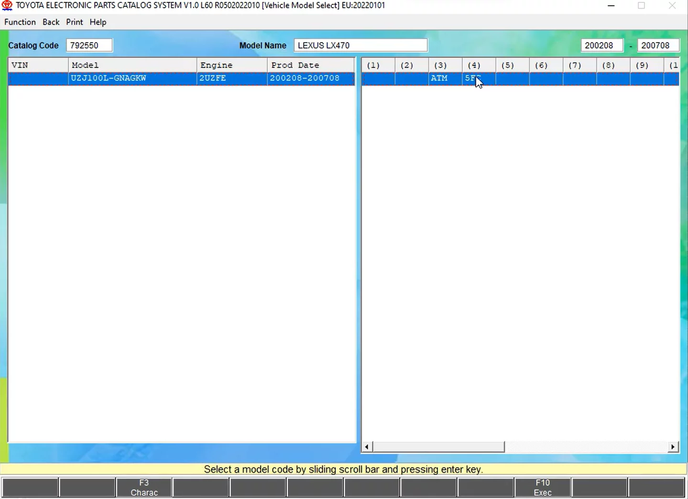 TOYOTA & LEXUS EPC EU – 2022.01