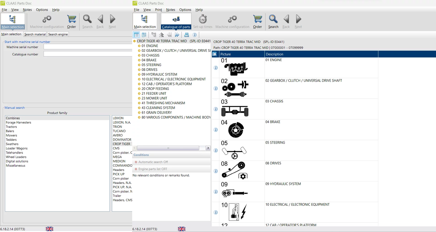 CLAAS Part Doc Program