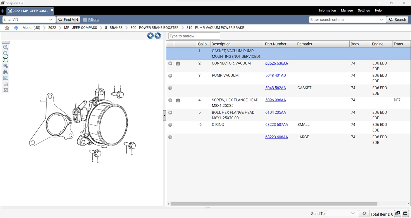 Chrysler Parts Catalog