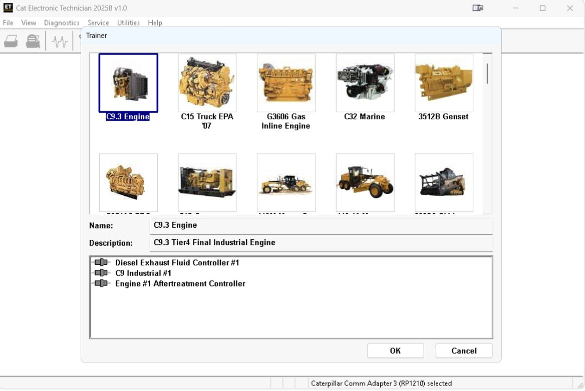 CAT ET 2025B Full Service Dealer + Factory Password + Flash Files