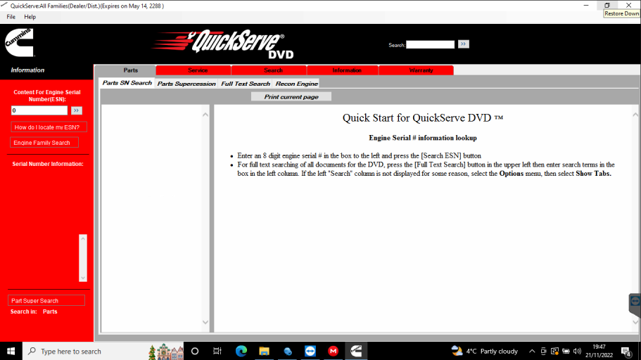 Cummins QuickServe Engines (Parts & Service Manuals)