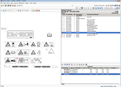 CHEM Epsilon Parts Books
