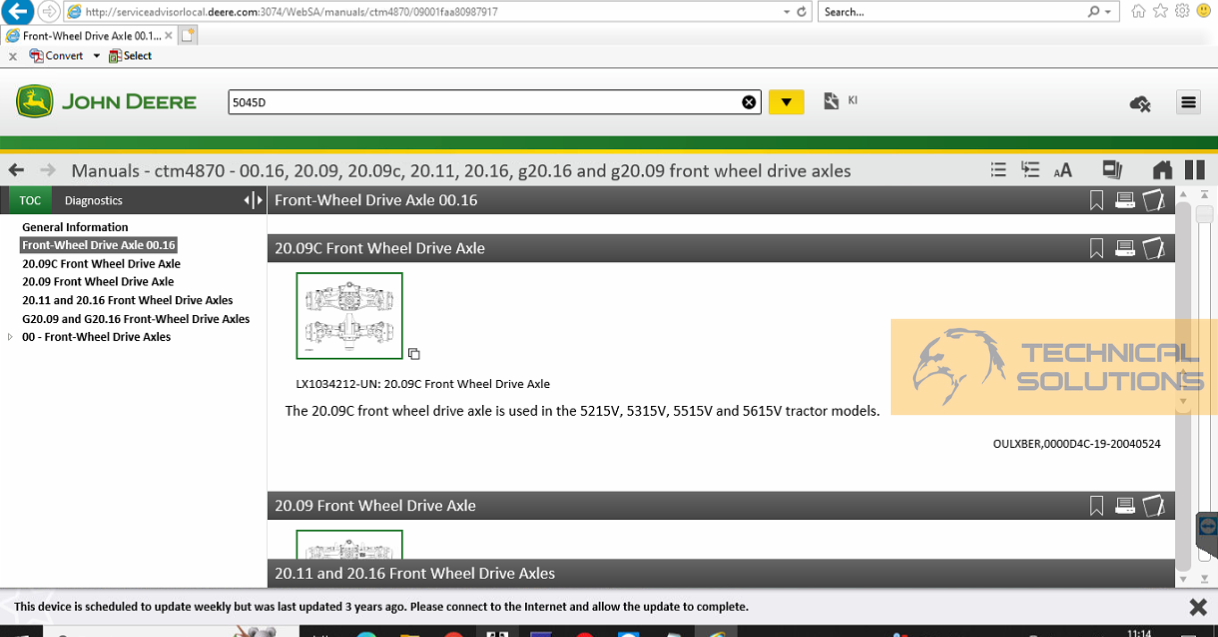 John Deere Service Advisor 5.4.4 Agriculture Construction Forestry 02.2025 + DTAC Solutions