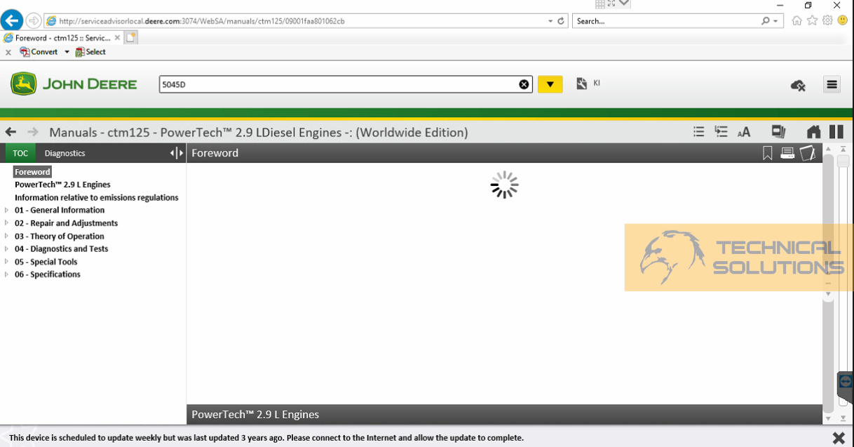 John Deere Service Advisor 5.4.4 Agriculture Construction Forestry 02.2025 + DTAC Solutions