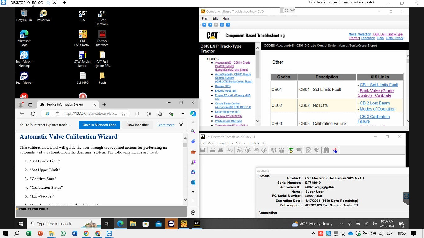 Caterpillar SIS 10.2021 + CAT ET 2025B + Flash Files 2022 7DVD + Trim Files + Factory Password + CBT + Service Report + Checksum Calculator