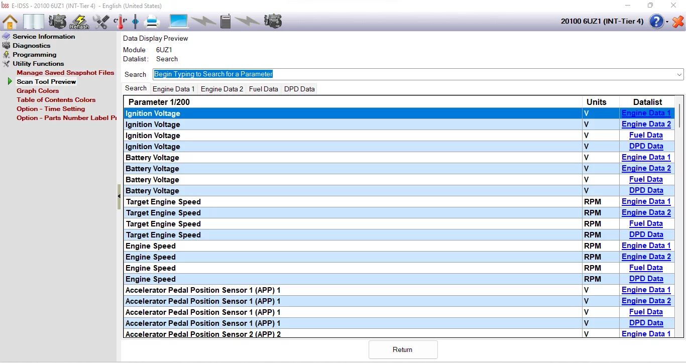 Isuzu E-IDSS 06.2025 (Equipment Diagnostic Service System)