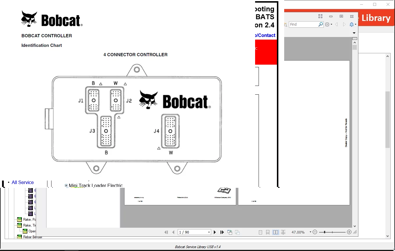 Bobcat BATS 05.2021 — Advanced Troubleshooting & Diagnostic System