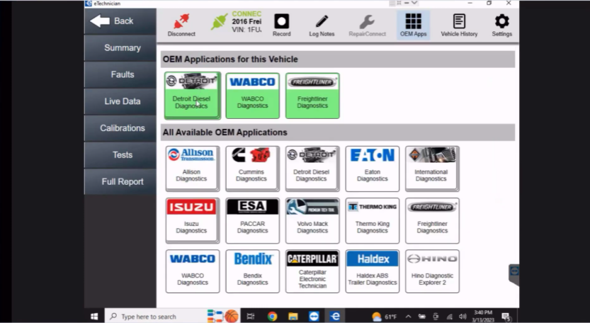 NEXIQ eTechnician 2.14 — Heavy & Medium-Duty Diagnostics