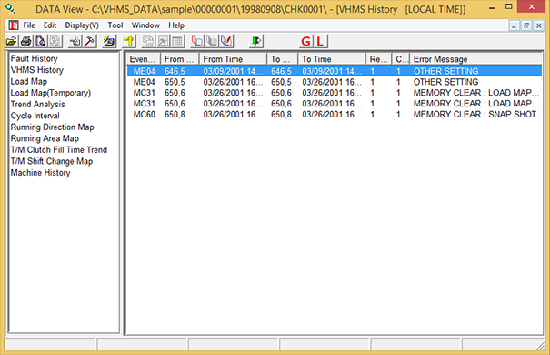 Komatsu VHMS Toolbox — Technical Analysis Tool Box v3.05+ (Vehicle Health Monitoring System)