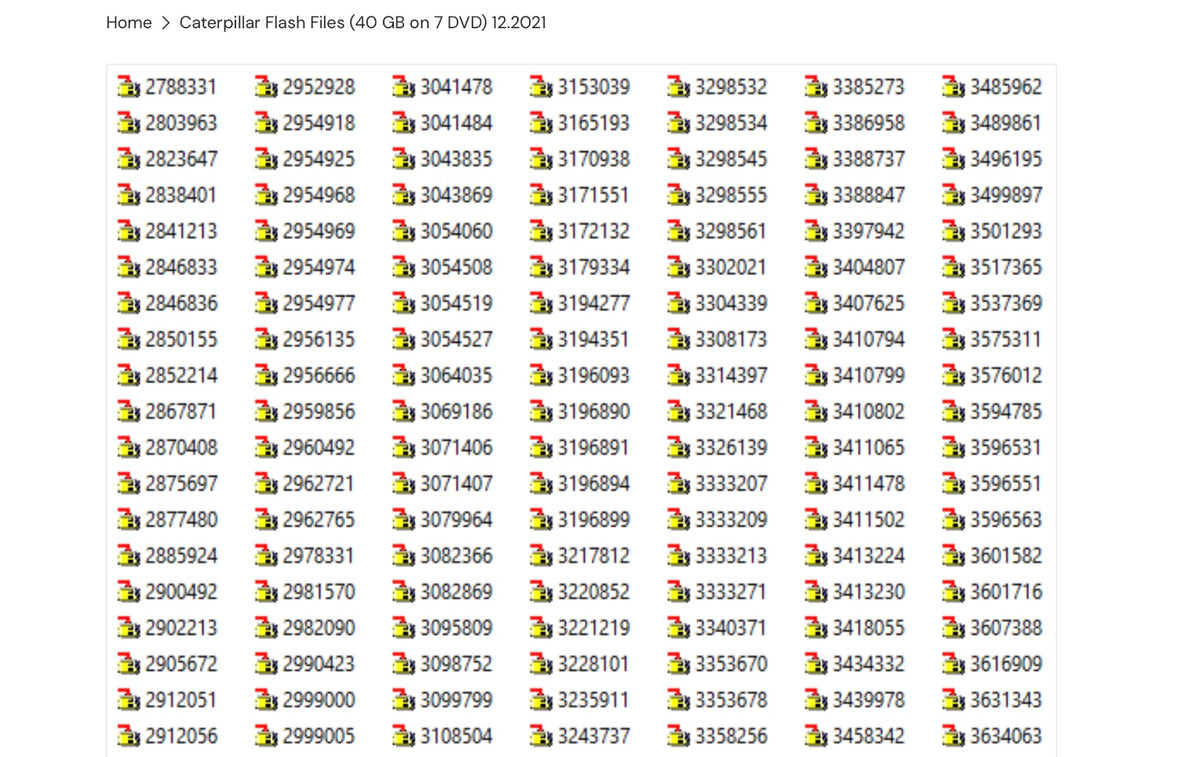 Caterpillar Flash Files 08.2022 7DVDs – TECHNICAL SOLUTIONS DIESEL