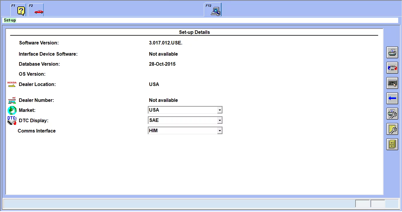 HONDA DIAGNOSTIC SYSTEM v3.017.012