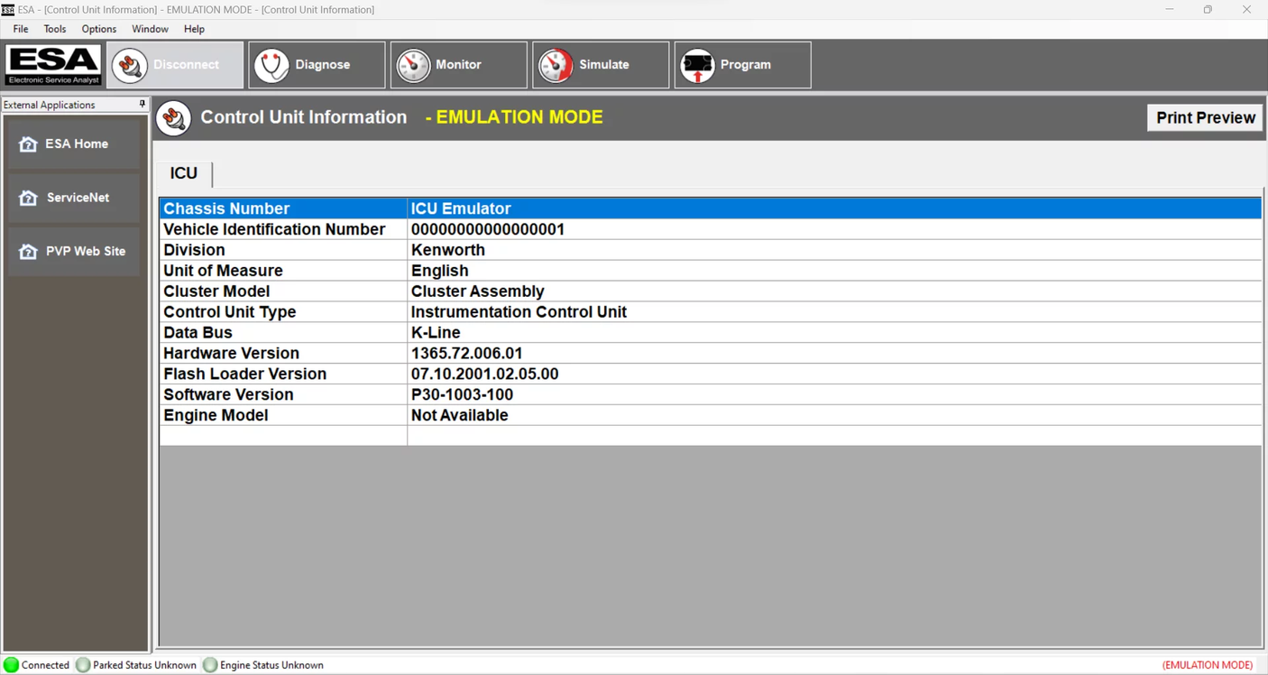 Paccar ESA 5.7.0 (Kenworth & Peterbilt) SW Programming Files 04.2024