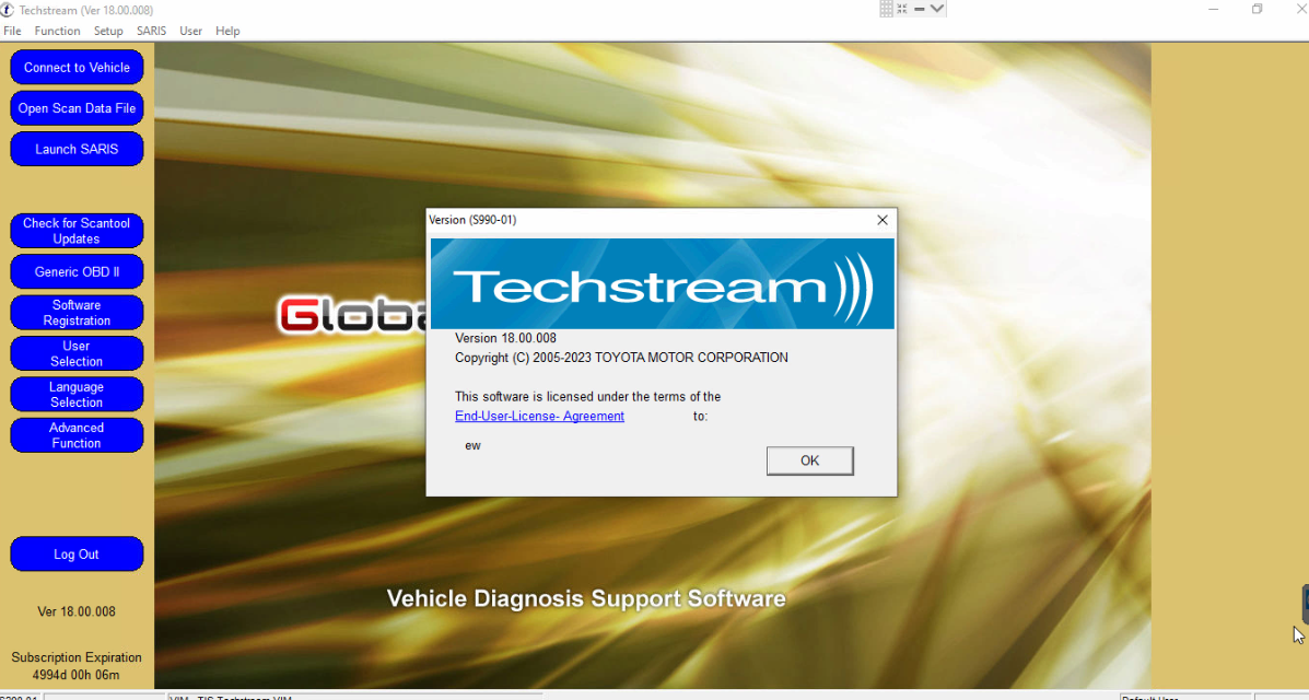 TOYOTA Techstream V18.00.008 (08/2023)