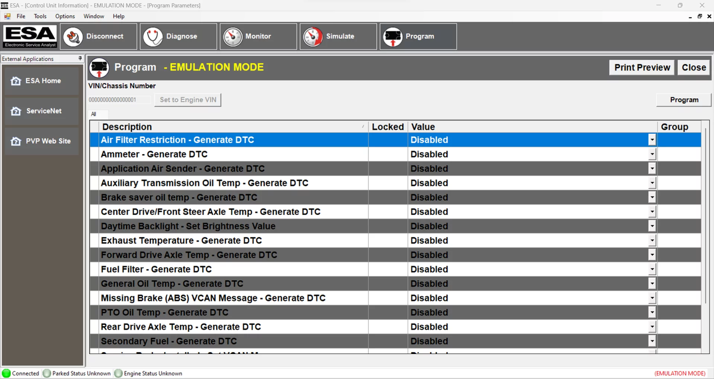 Paccar ESA 5.7.0 (Kenworth & Peterbilt) SW Programming Files 04.2024