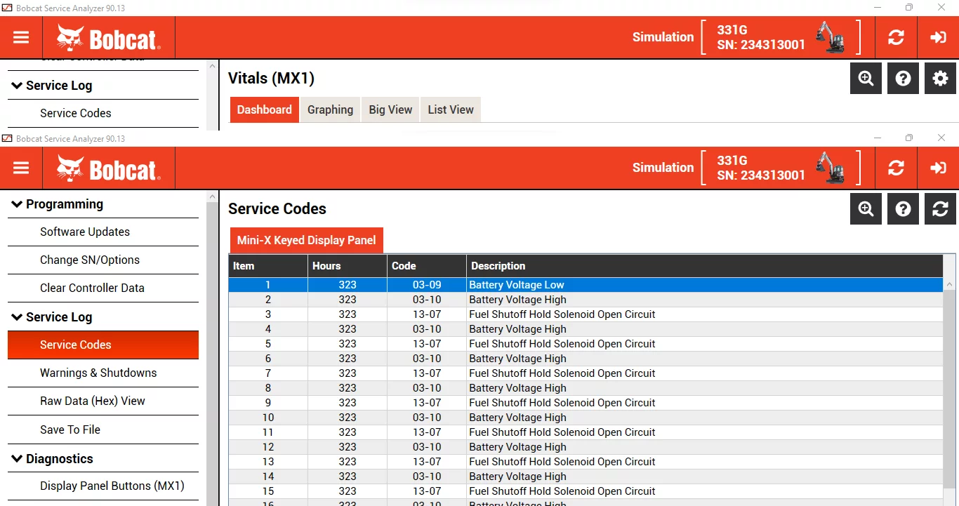 Bobcat Service Analyzer 90.09 | Technical Solutions