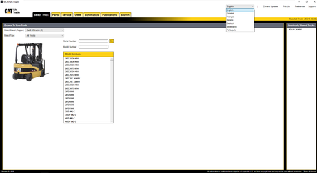 Caterpillar Forklift Trucks MCFA EPC & Service Manuals 3.0.0.10 [2022.10]