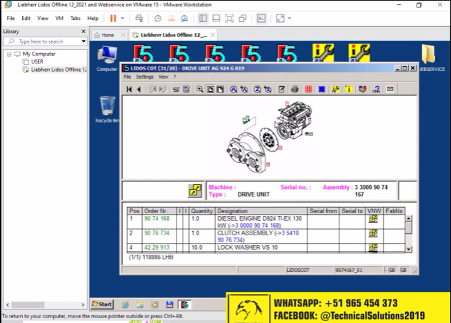 Liebherr Lidos Offline ( Parts, Operation and Service Manuals ) 12.2021 + Webservice