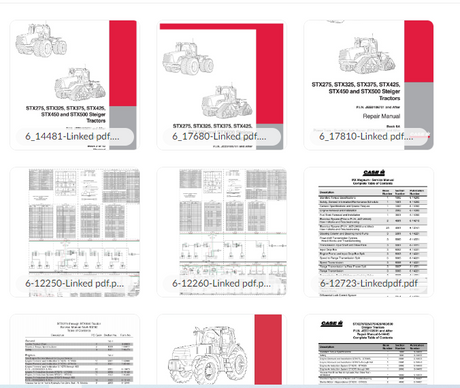 Case Agriculture & Construction Equipment Service Manuals Package 140.3GB