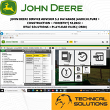 John Deere Service.Advisor 5.3.2 Database Agriculture Construction Forestry 12.2023 + DTAC Solutions + Playload files