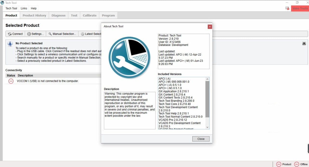 Volvo & Mack Techtool 2.8.261 Development Apci Update 06.2024 + Devtool Professional