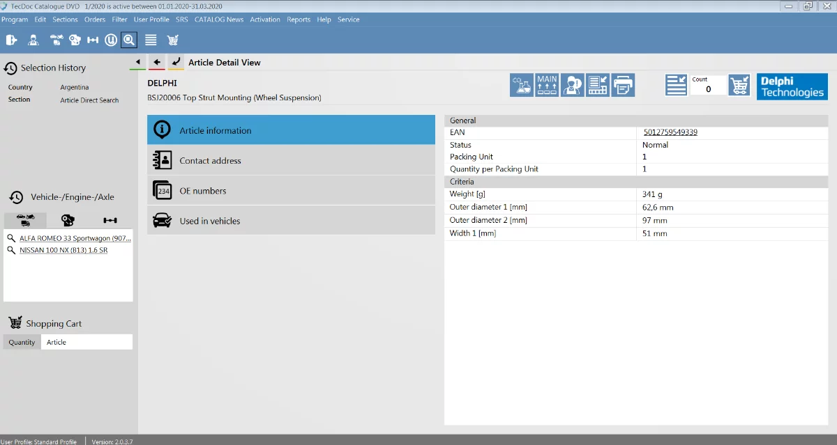 Tecdoc Api TecDoc Catalog DVD 1Q.2020 Full | Technical Solutions Diesel ...